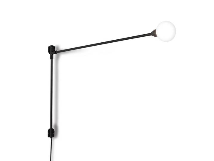 NEMO lampe murale POTENCE PIVOTANTE MINI (Noir - Aluminium)