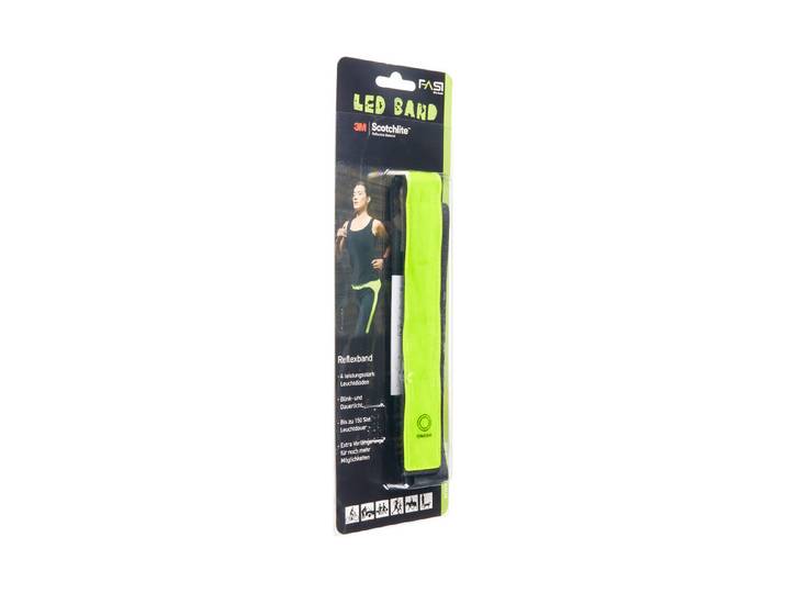 Fasi LED-Leucht-Reflexband Neongelb