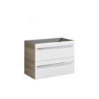 FACKELMANNGMBH LUXOR WTU 80x60,5x45 StEs/Weiß,2 Schub 10004459