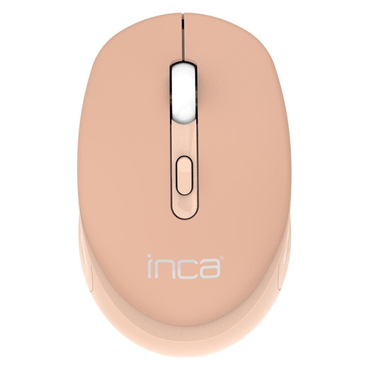 Inca Maus IWM-243RH 1600 DPI,CANDY DESIGN Creme, 2,4GHz (Kabellos) (IWM-243RH)