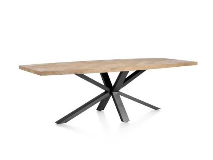 Henders & Hazel Metaluxe Esstisch oval Eiche