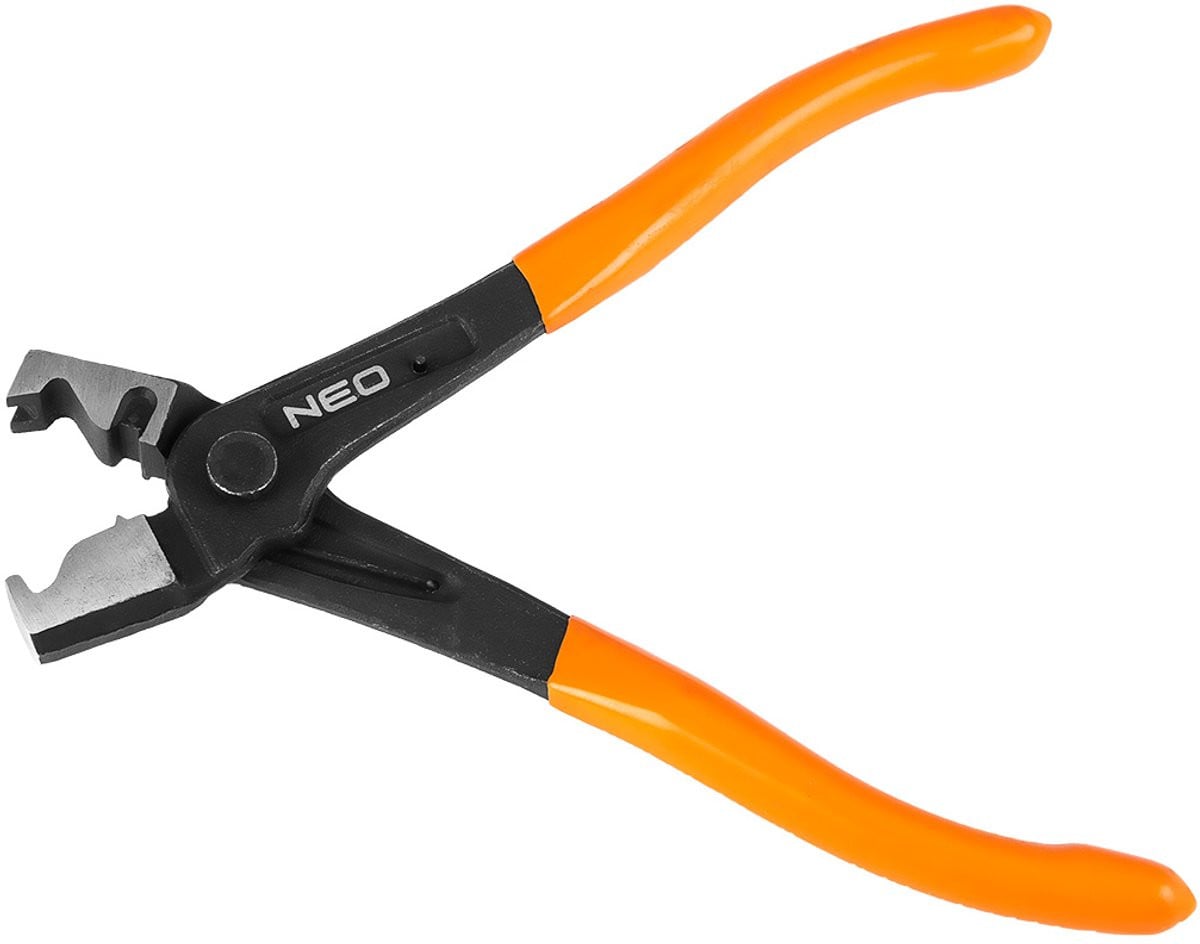 NEO 11-226 Metalen Slangklemmen Tang met Ergonomische Rubberen Greep in Staal
