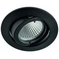 Rutec ALU55372-M ALU Druckguss ohne Sprengring Schwenkbar für MR-16 sw-matt