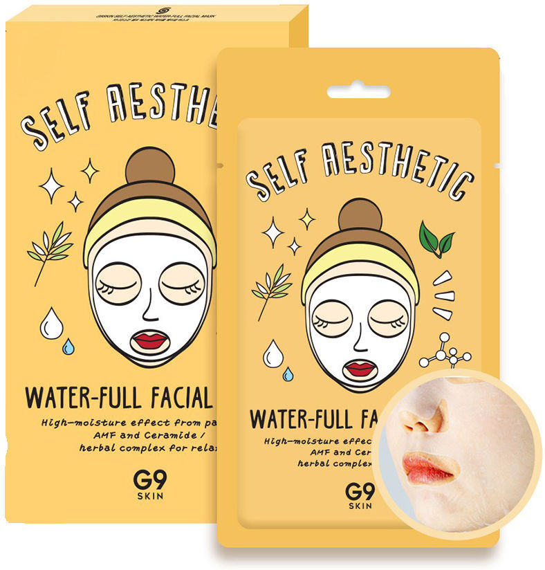 G9 Skin Máscara facial Self Aesthetic cheia de água 23 ml