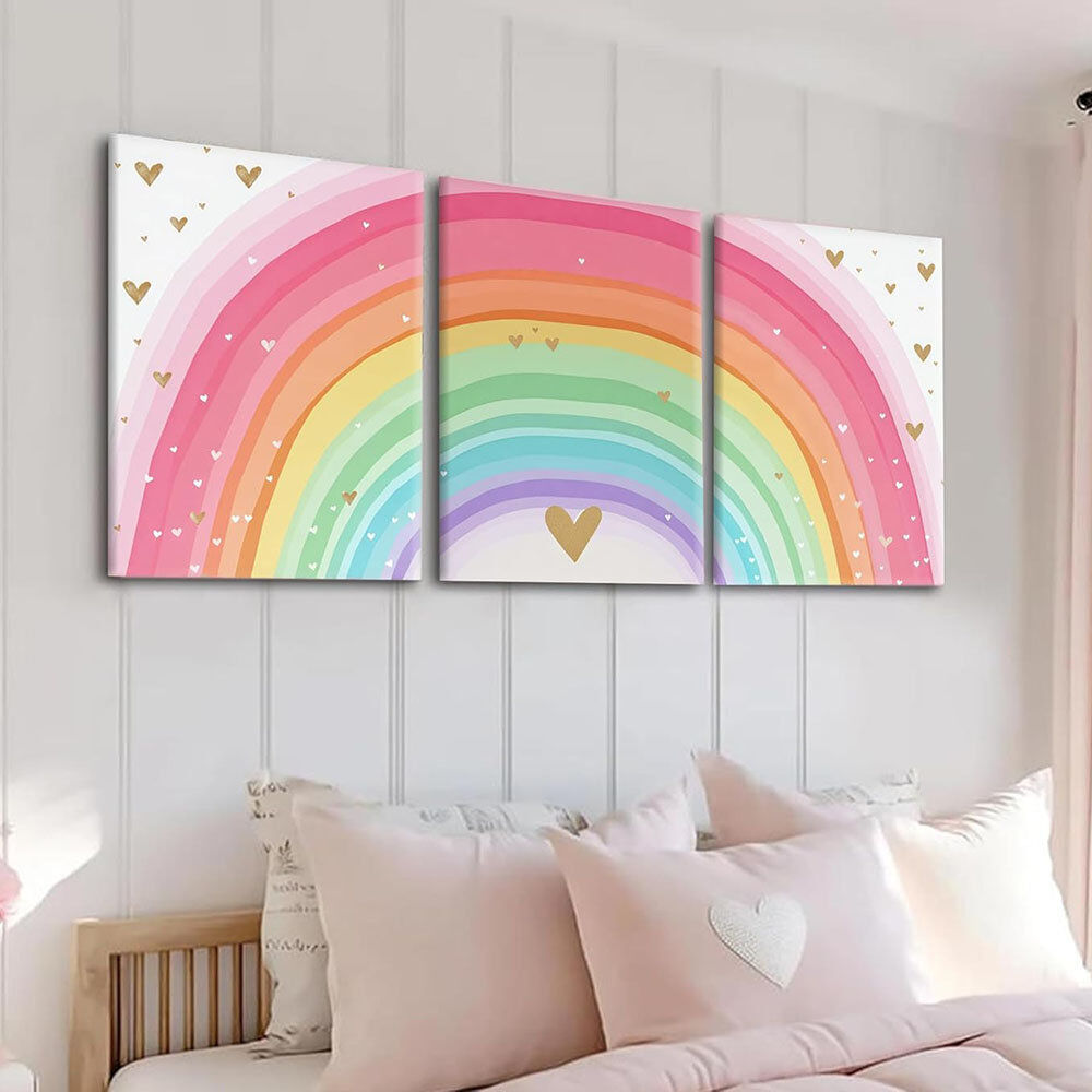 17 Stories Fashion 3 - Piece Pink 60cm H X 40cm W
