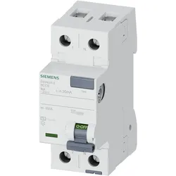 Siemens, Schutzschalter, FISchutzschalter Typ AC A 30 mA Un AC
