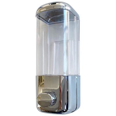 Seifenspender ADOB, silber (silberfarben), Kunststoff, Dosierspender, Seifenspender, für Flüssigseife, Shampoo, Duschgel oder Lotion