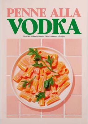 Inspire Select Aperol Spritz Cocktail Canvas Wall Art Italian Pizza, Wine & Negroni Kitchen Poster ct858 7.9 X 11.8 In unframed