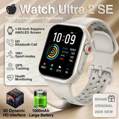 Inspired Finds CENRR Ultra AMOLED Smart Watch 1000mAh GPS Bluetooth Call Waterproof Fitness Tracker silvery