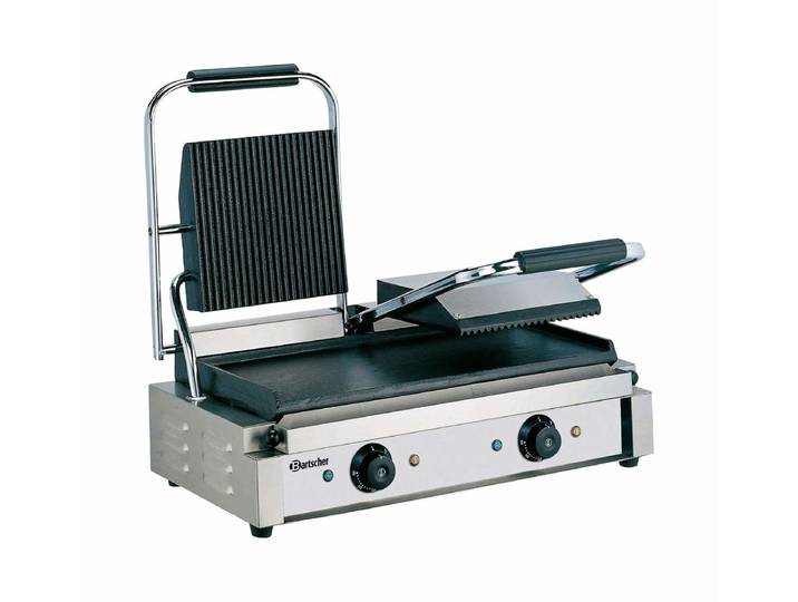 Bartscher Doppel-Kontaktgrill gerillt/glatt