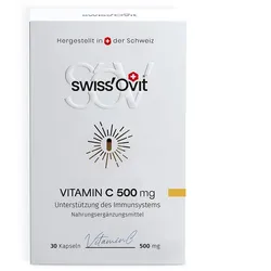 SWISSOVIT Vitamin C 500 mg Immunschutz Kapseln
