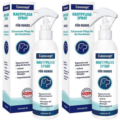 Canosept Hautpflege Spray f.Hunde 2x 2x250 ml
