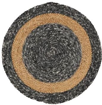 Saro Lifestyle Textured Jute Braided Placemat (Set of 4)