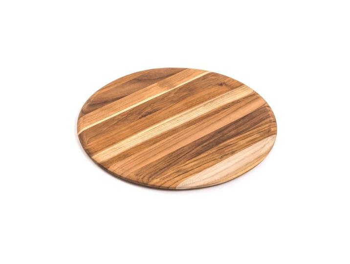 Schneidebrett Teakhaus braun Teakholz massiv B 33 T 33 cm - Schneidebrett