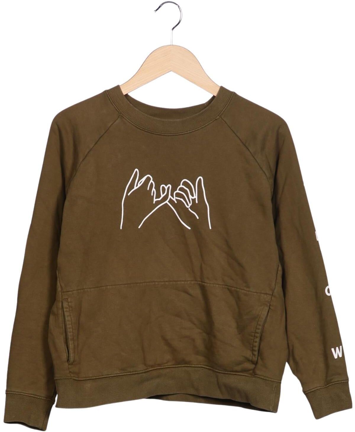 The Slow Label Damen Sweater, Grün, Gr. M, Baumwolle - Second Hand