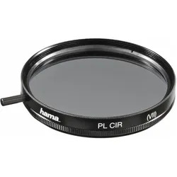 Hama Polarisations-Filter (55 mm, Polarisationsfilter), Objektivfilter, Schwarz