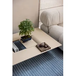 Metallbude Tablett Cut Stahl Cashew