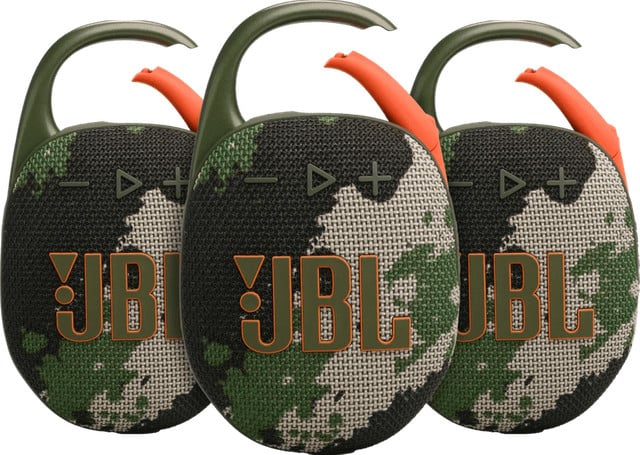 JBL Clip 5 Squad 3-pack