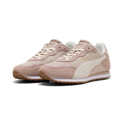 Sneaker PUMA "ST MILER ROSE TOPCAT", Damen, Gr. 39, Textil, rosa (rose latte, frosted ivory, gum), Leder, mehrfarbig, Schuhe Sneaker, für sportlichen Look, aus Leder, mit Schnürung