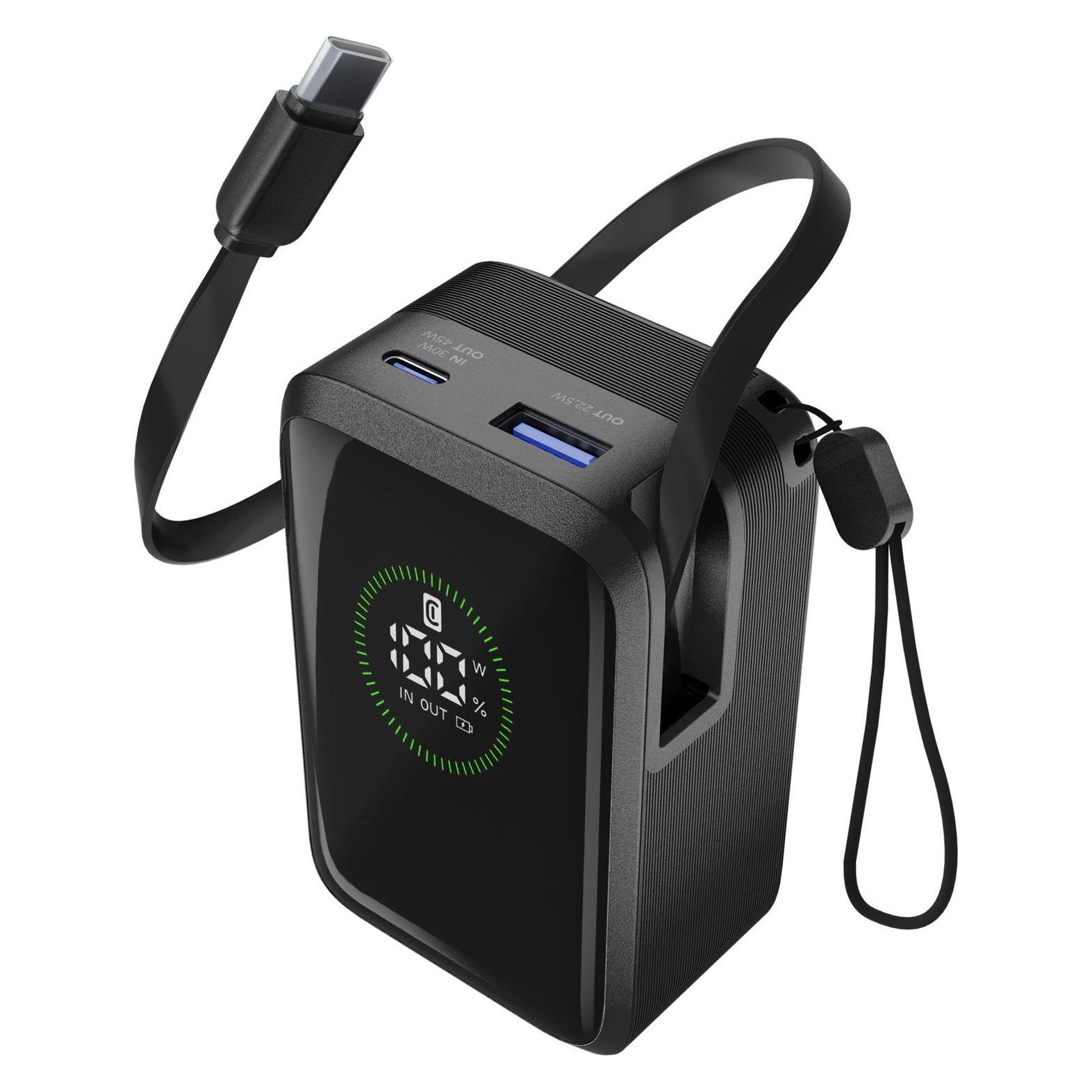 Cellularline Power Bank Roller 10000 (10000 mAh, 45 W) (61437)