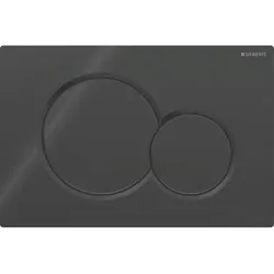 Geberit Sigma01 Betätigungsplatte für 2-Mengenspülung schwarz
