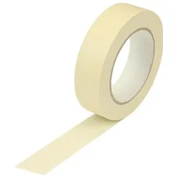 Transpak, Klebeband, Kreppband Breite 30mm Länge 50m Stärke 125μ chamois flachkrepp Länge 50 m Breite 30 mm (30 mm)