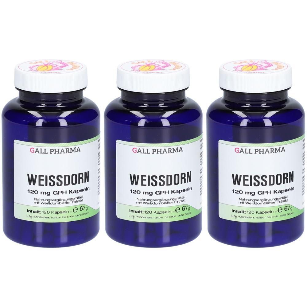 Weissdorn 120 mg GPH Kapseln x3 3x120 St