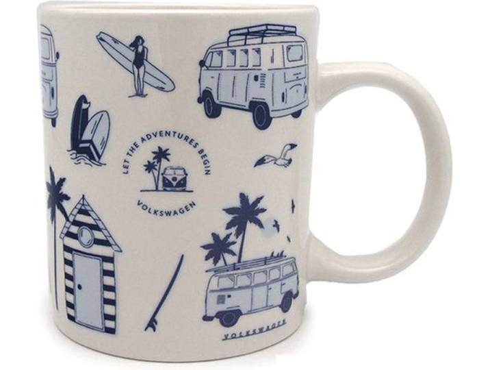 Mok - VW T1 Volkswagen Busje - Explore - Porselein - 300ml