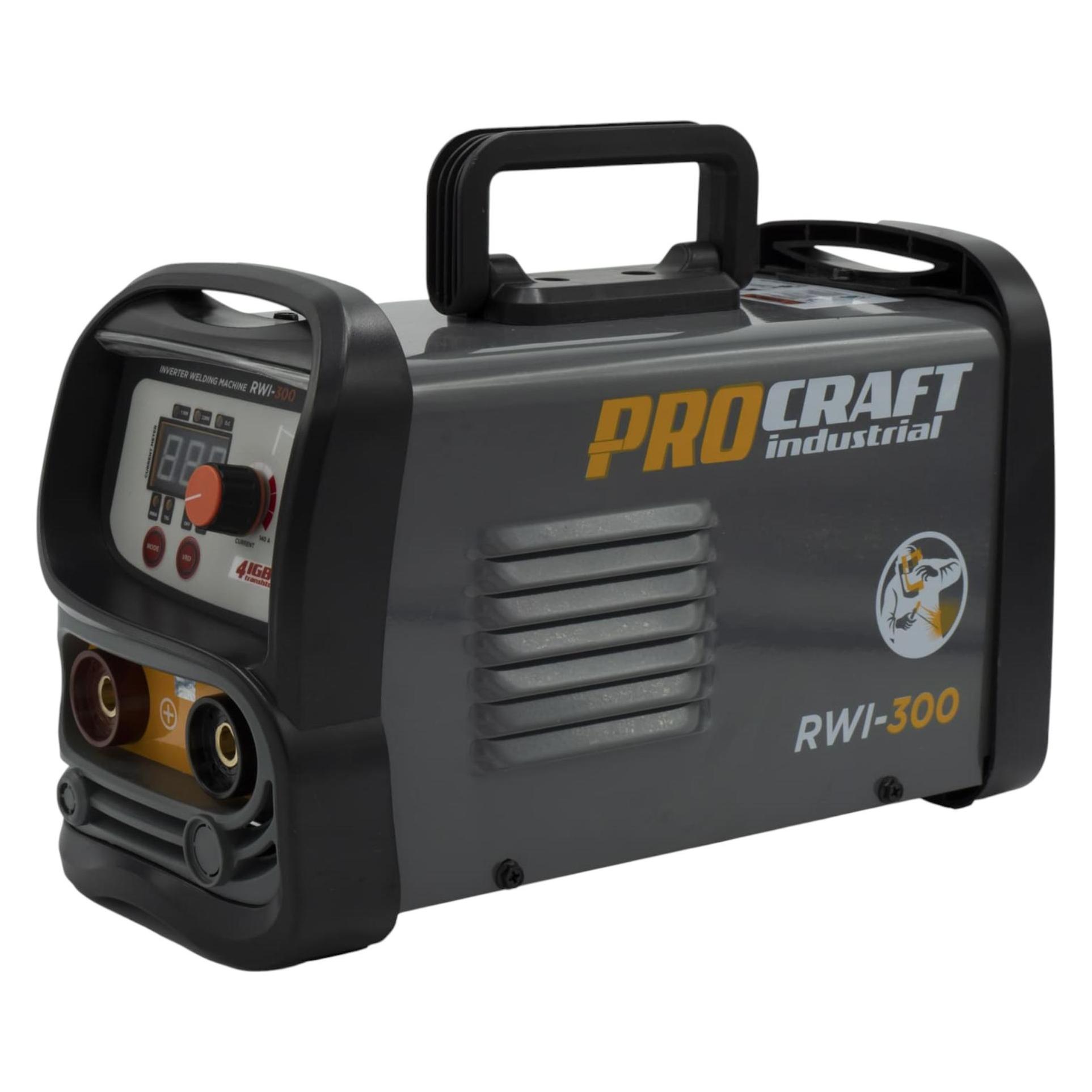 Procraft Industrial RWI-300 Inverter Schweissgerät 4,5 kW 20 - 140 A MMA + Schweissschutzschild + (Inverterschweissgerät) (66946711)