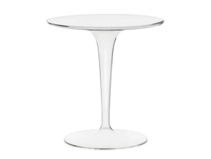 Kartell TIP TOP Beistelltisch rund transparent