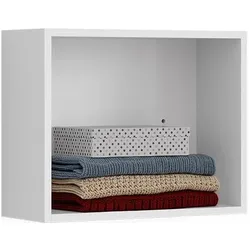 Vicco, Kleiderschrank Zubehör, Seitenregalaufsatz Elmo, Weiss, 50 x 40 cm
