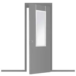 FIVE - Klassischer Türspiegel, 36 x 109 cm, Display in weißer Box