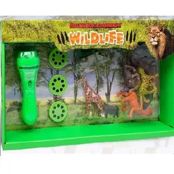 Taschenlampe mit Projektor und Tiermotiven – Wildtiere