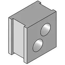 Icotek Verschraubung QT 2/6,5 grau