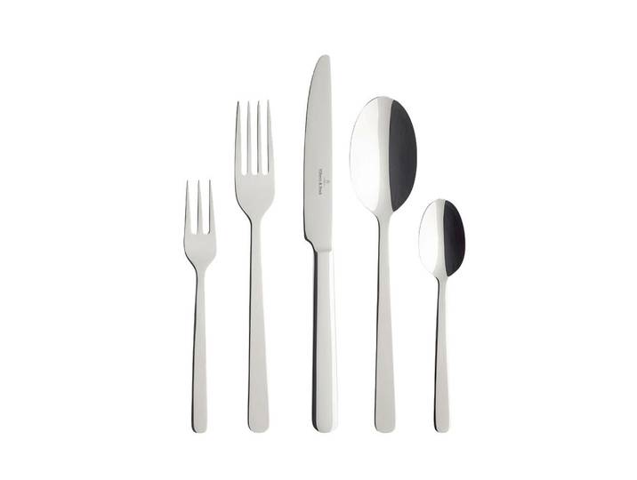 Villeroy & Boch Besteckset Louis, Edelstahl, Metall, 30-teilig, 28x6x44 cm, rostfrei, schadstofffrei, Essen & Trinken, Besteck, Besteck-Sets