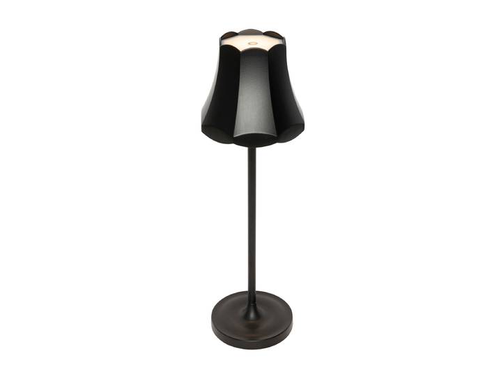 Lampe de table rétro noire rechargeable IP44 - Granny