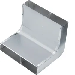Hager Vertikalkrümmer 2-zügig Stahl UK 240x48