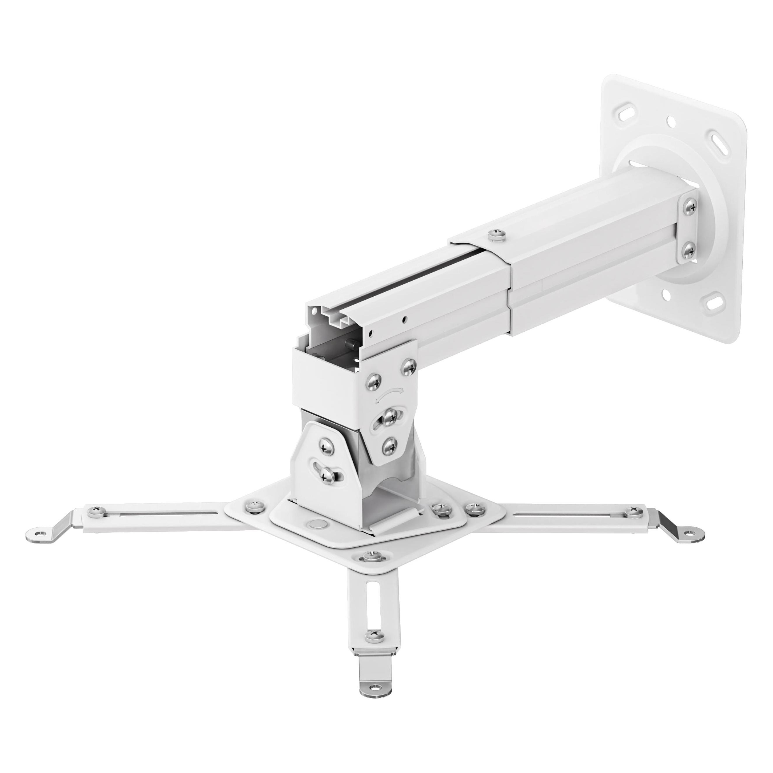 Onkron Adjustable Ceiling/Wall Projector Mount up to 10 kg, White (Decke, Wand) (K3A-W)