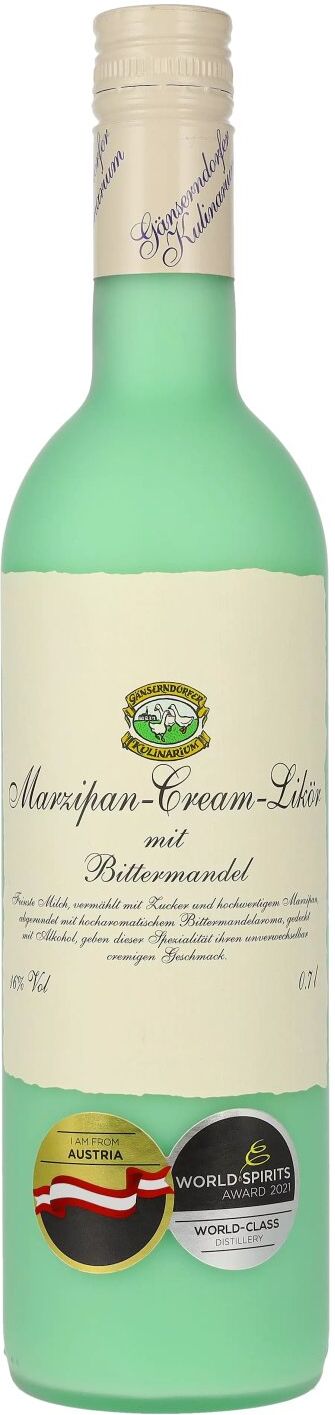 Gänserndorfer Kulinarium Marzipan-Cream-Likör mit Bittermandel 16% Vol. 0,7l