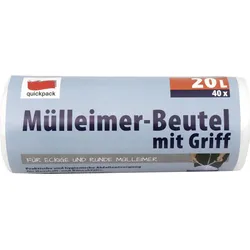 quickpack Müllbeutel 20,0 l, transparent
