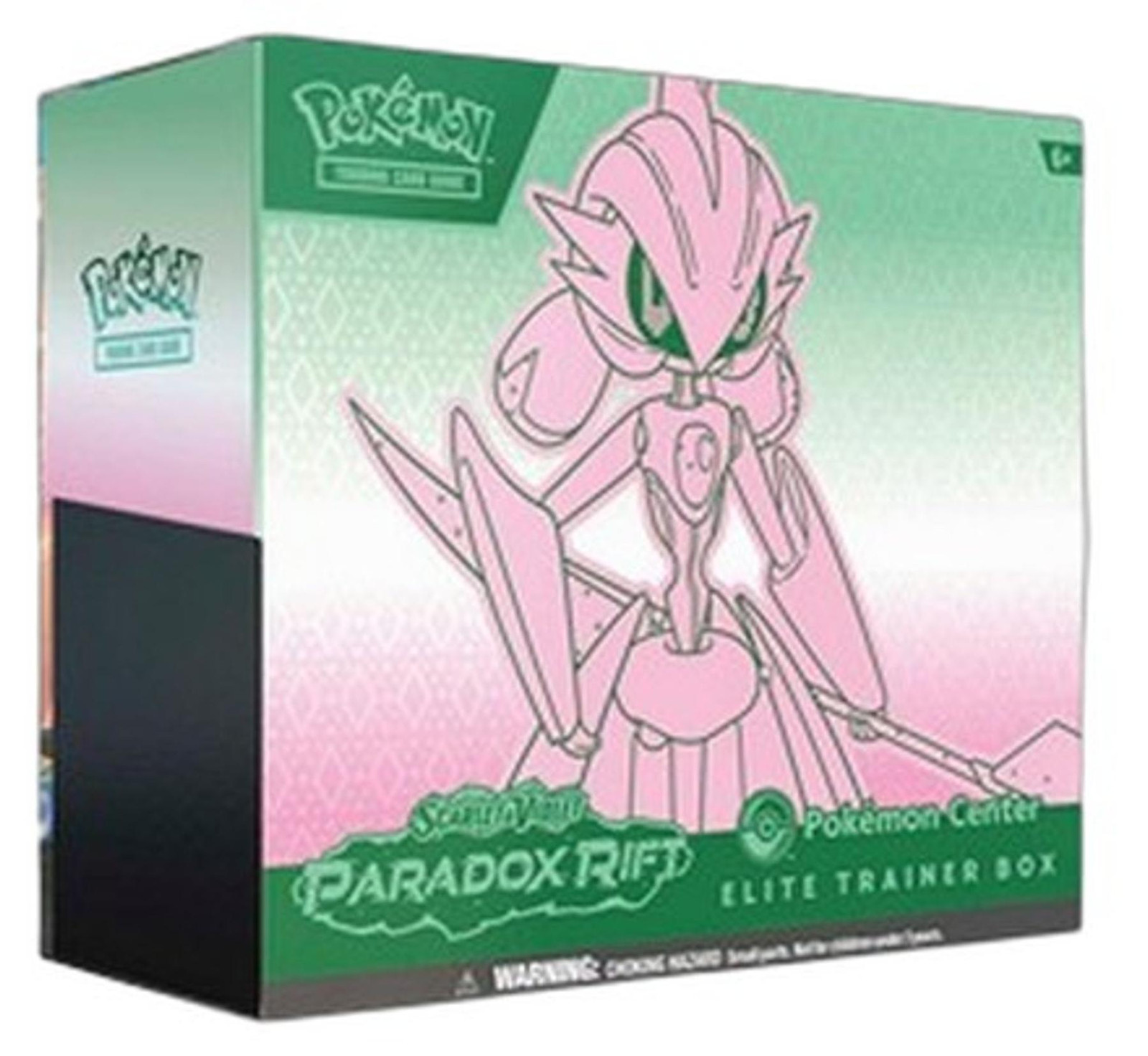 Pokemon Paradox Rift Iron Valiant Pokemon Center Elite Trainer Box van The Pokemon Company