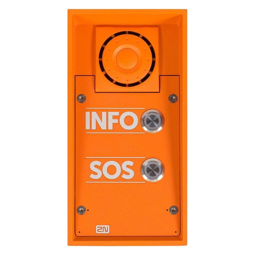 2N IP Türstation IP Safety 2 Ruf+10W Speaker (Ethernet, Kabelgebunden) (9152102W)