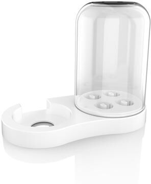 Friendly Fresh Finds Electric Toothbrush Holder For IO EB Series, Induction Charger, Universal Brush Head Placement white