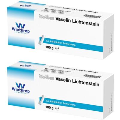 Vaseline Weiss DAB 10 Lichtenstein 2x 2x100 g Salbe