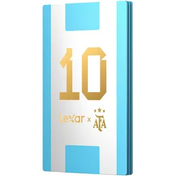 Lexar SL500 Portable SSD - 1TB (AFA) (1 TB), Externe SSD, Blau, Weiss