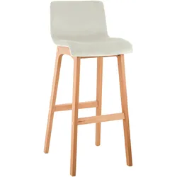 CLP Barhocker Hoover Samt Natura   Farbe: creme