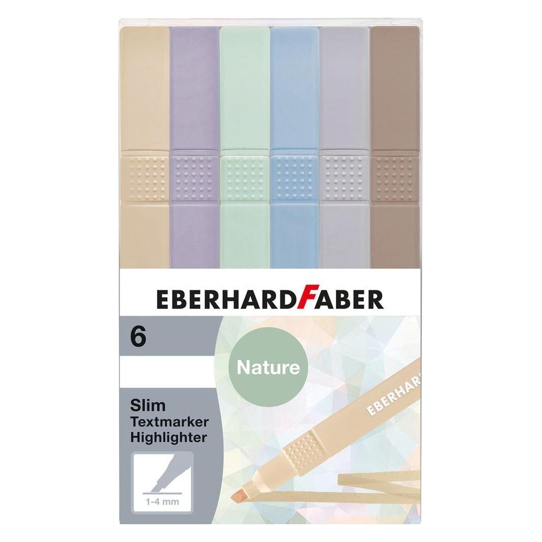 EberhardFaber Textmarkeretui 6ST Slim Natur Shades (6x) (551505)