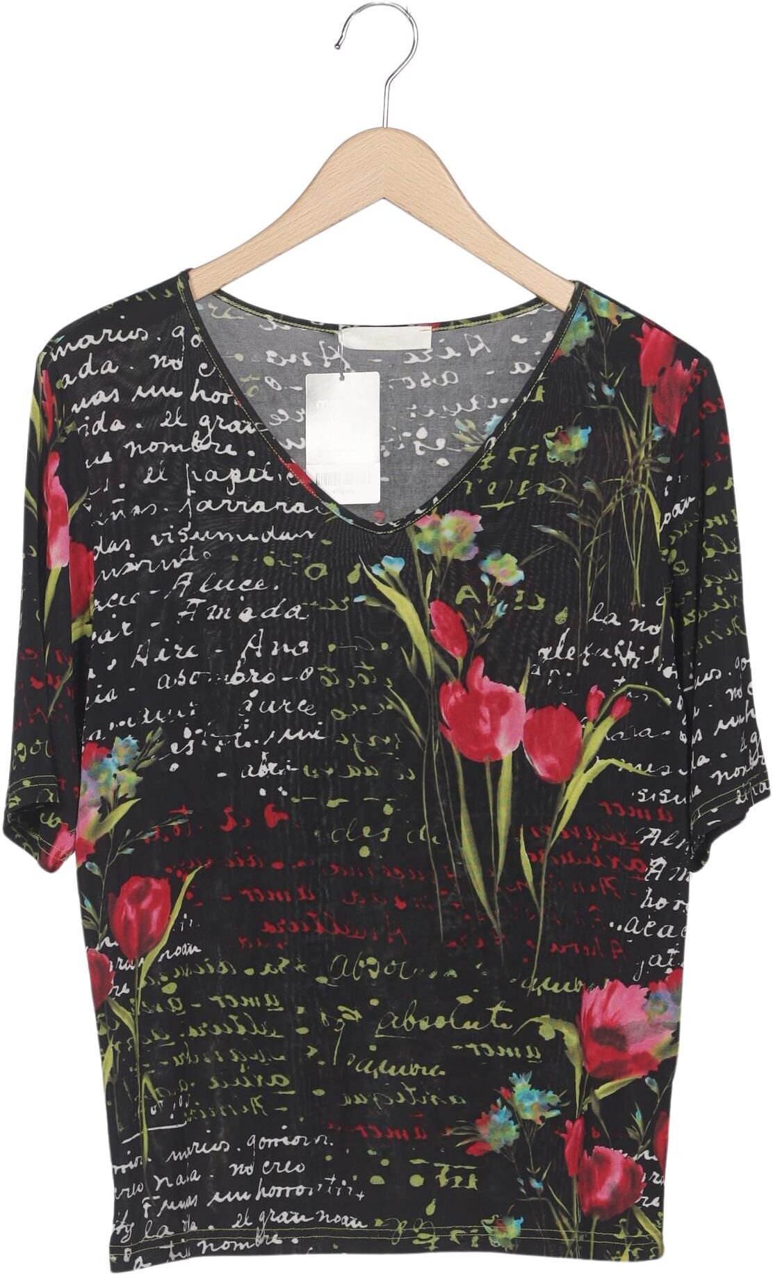 Elisa Cavaletti Damen T-Shirt, Mehrfarbig, Gr. L, kein / Etikett - Second Hand
