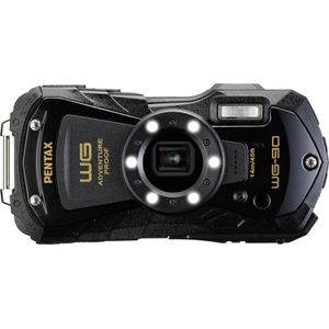 PENTAX WG-90 schwarz Kompaktkamera, mit 2,7 Zoll Display, 5x optischer Zoom, 1/2,3'' Sensor, 1080p, 16 MP