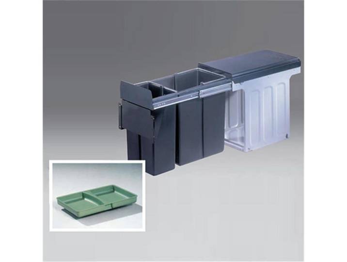 WESCO Einbaumülleimer 885301-11 Profiline Bio-Double 30 BM